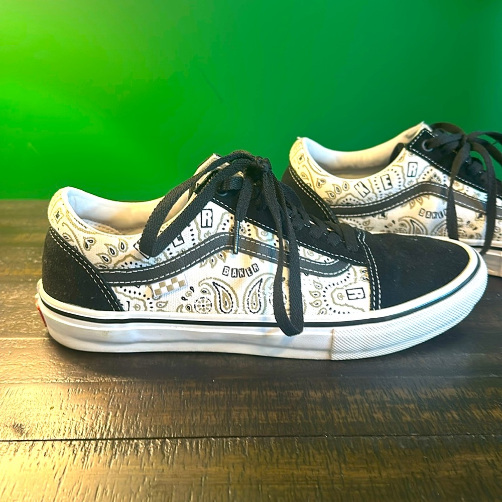 Vans.  Limited Edition.  Baker.  Mens size 9.5